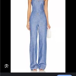Alexis “Breslin” Chambray Jumpsuit